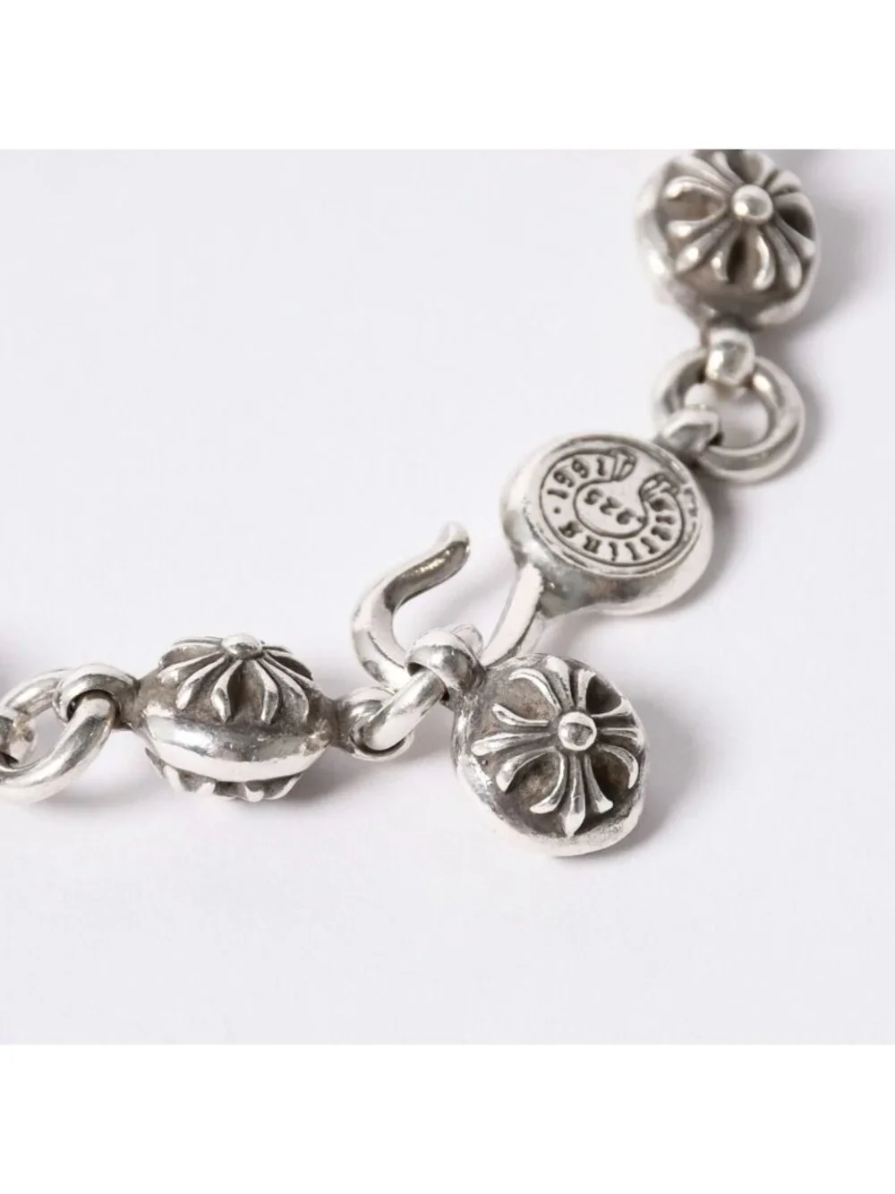 Chrome Hearts 2 Crossball Bracelet